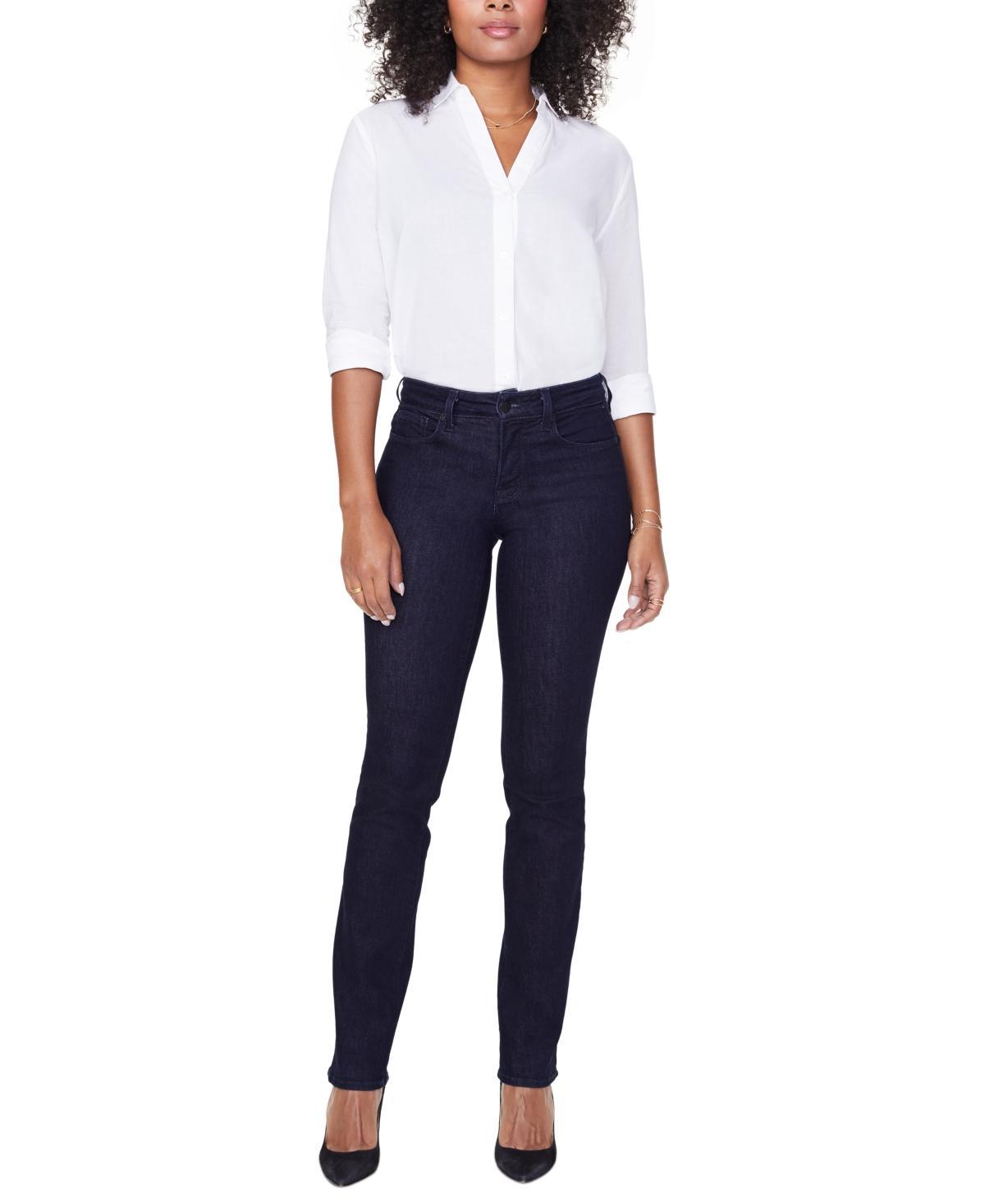 NYDJ Marilyn Straight Leg Full Length Jeans Product Image