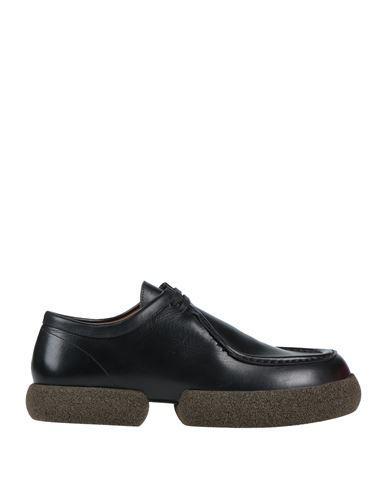 DRIES VAN NOTEN Man Lace-up Shoes Black Size 7 Leather Product Image