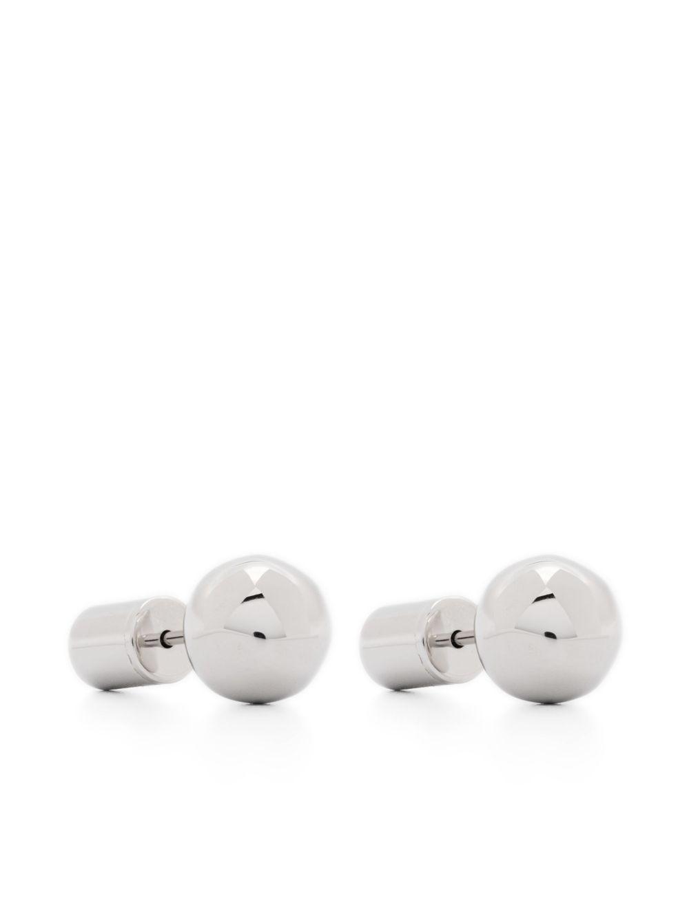 metallic-finish earrings Product Image