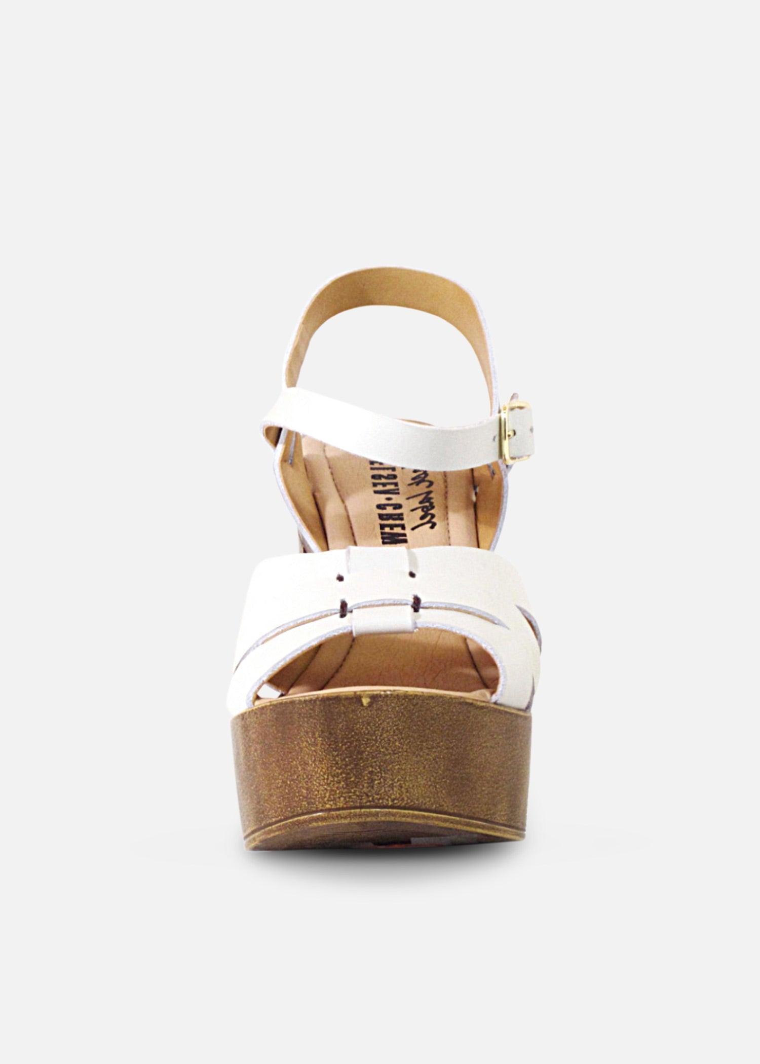 Hollie Wooden Platform Heels Product Image