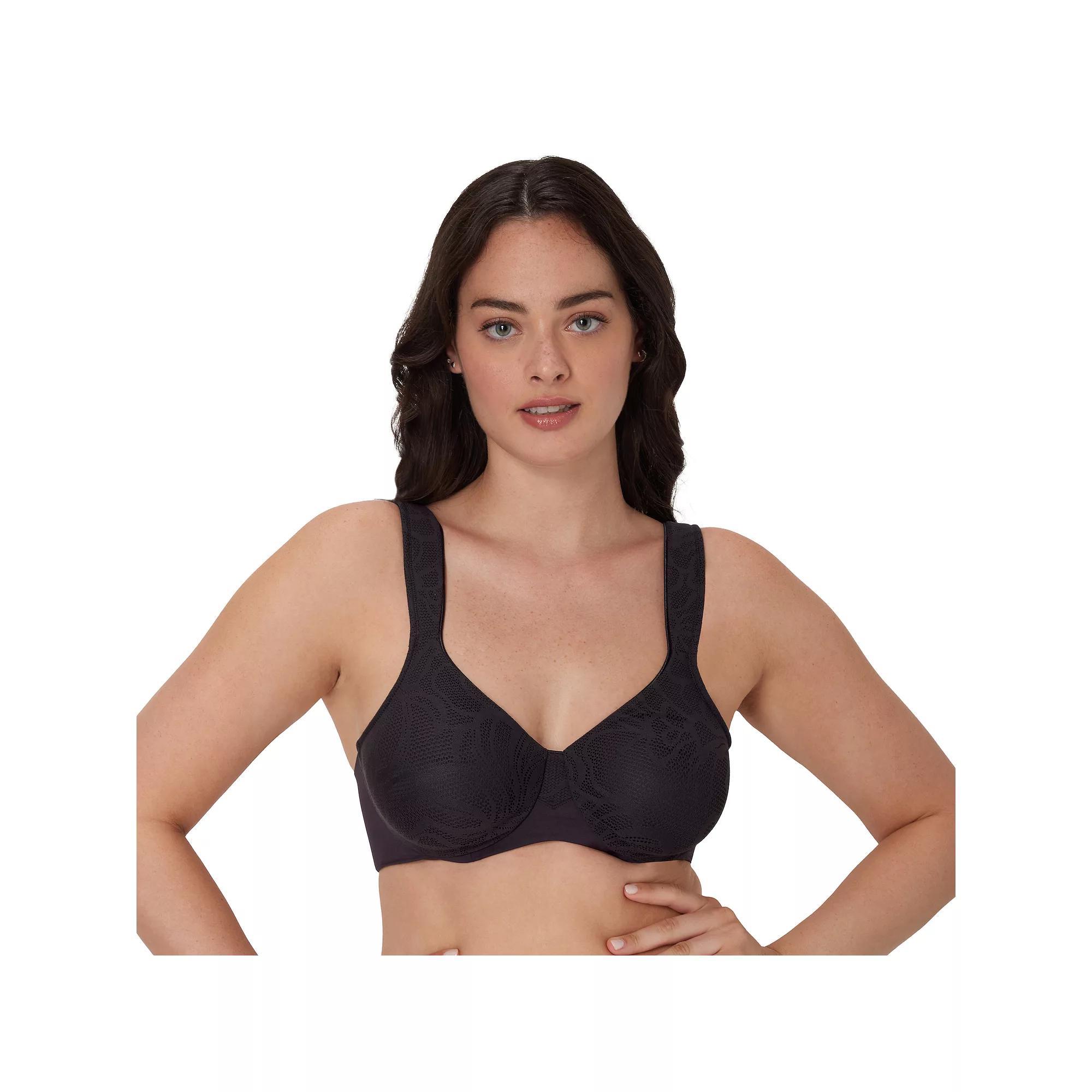 Bali®'s Coolest Smoothing Underwire Minimizer Bra DF4584, Women's, Size: 42 C, Black Lace Product Image