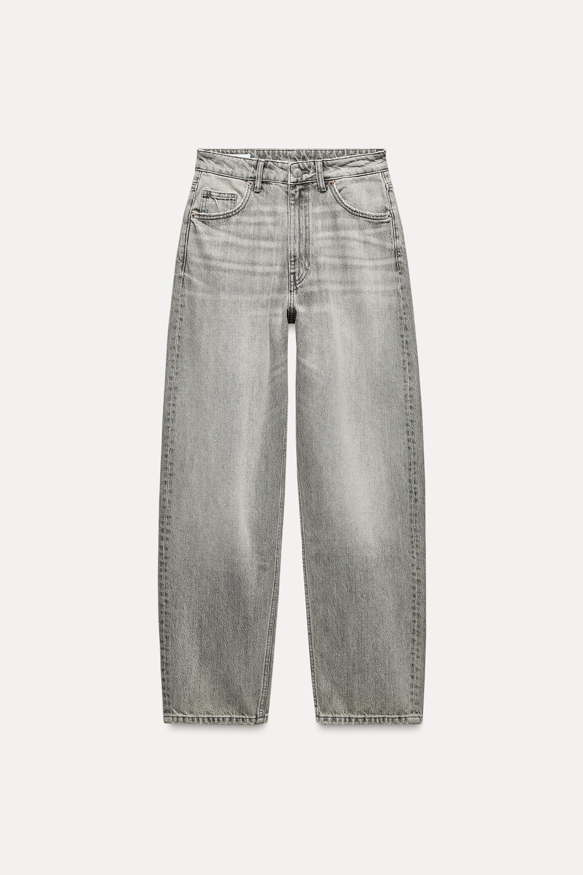 TAILORED MID WAIST BALLOON JEANS Product Image