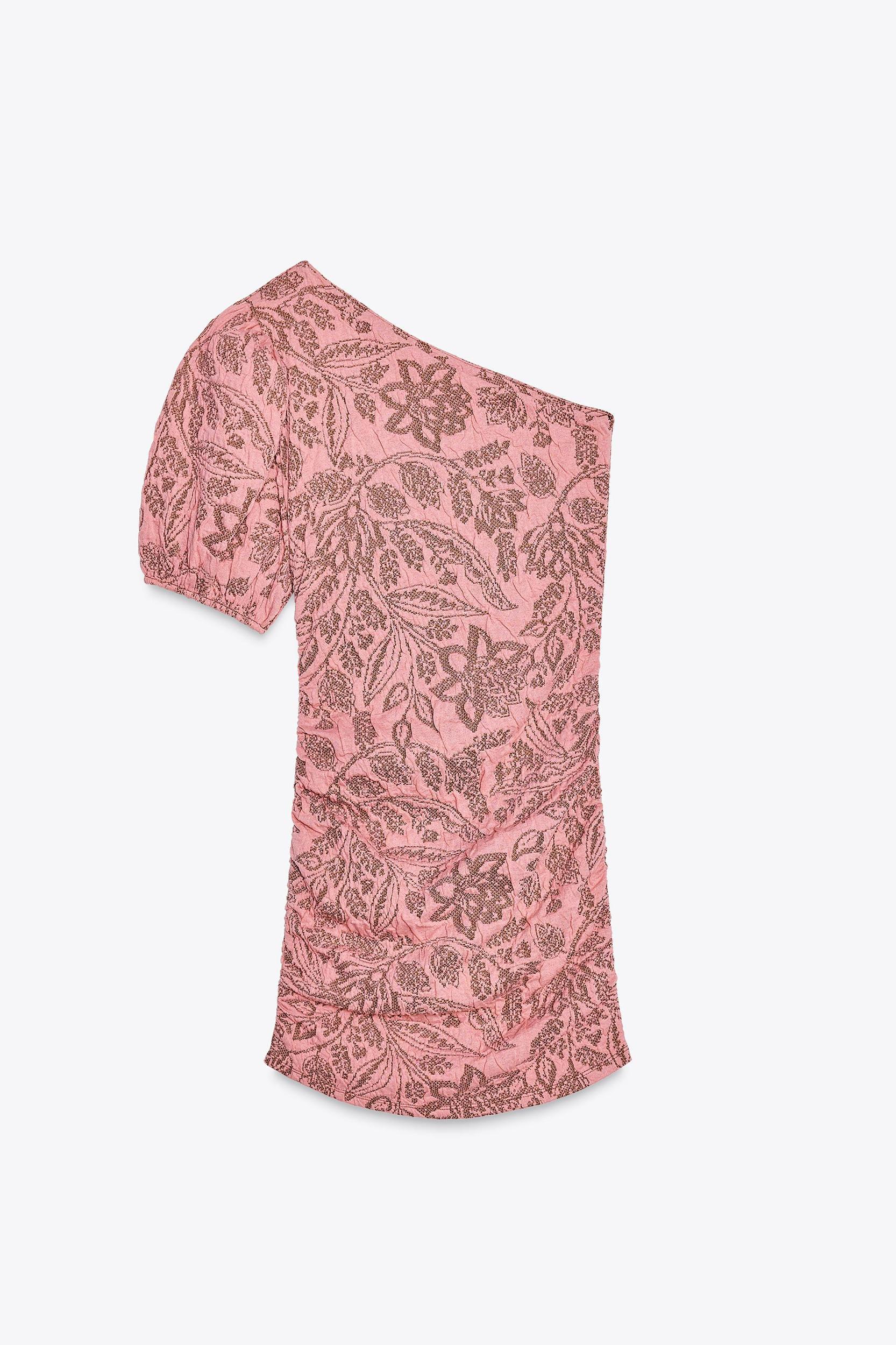 ASYMMETRIC JACQUARD DRESS Product Image