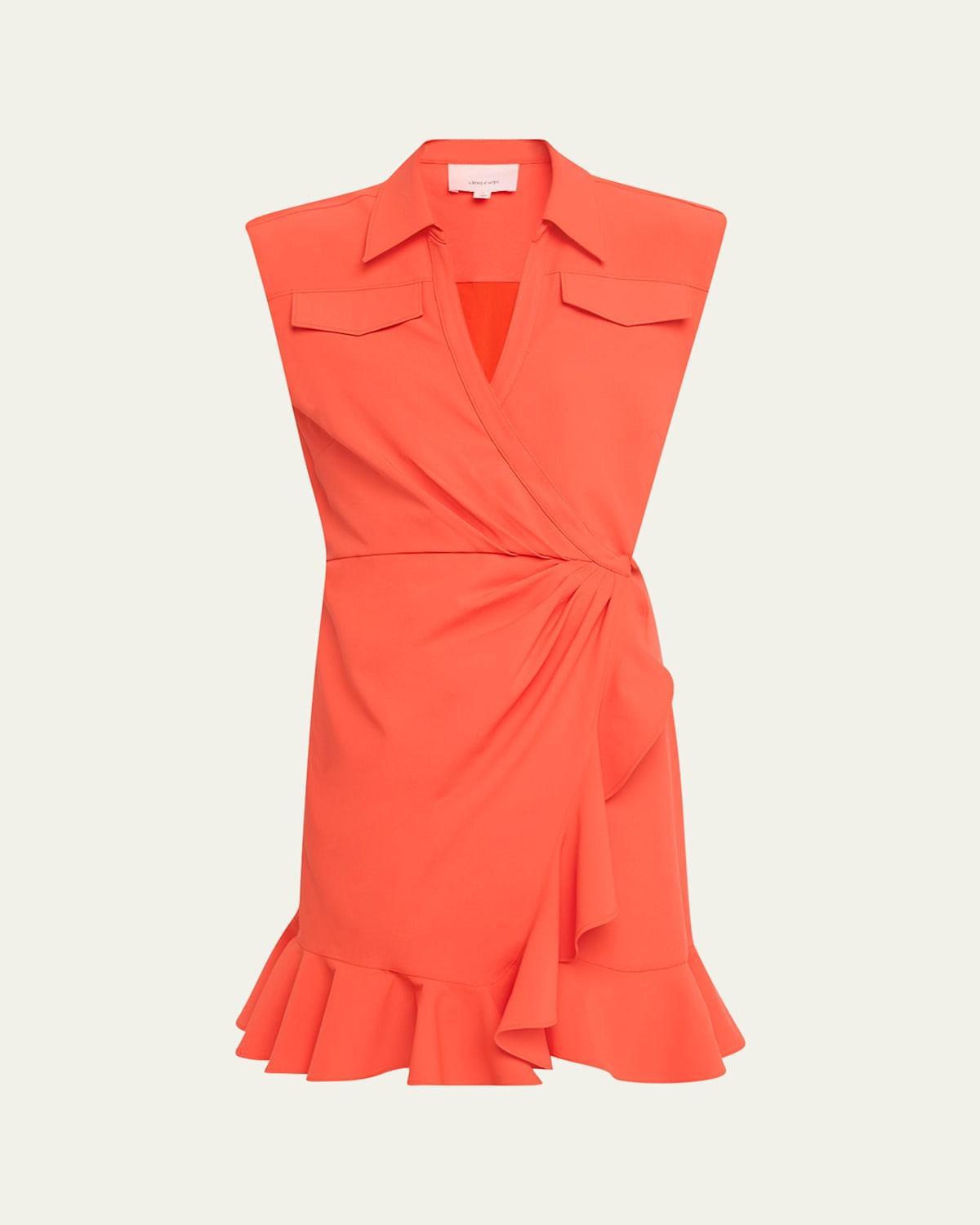 Zenni Sleeveless Mini Shirtdress Product Image