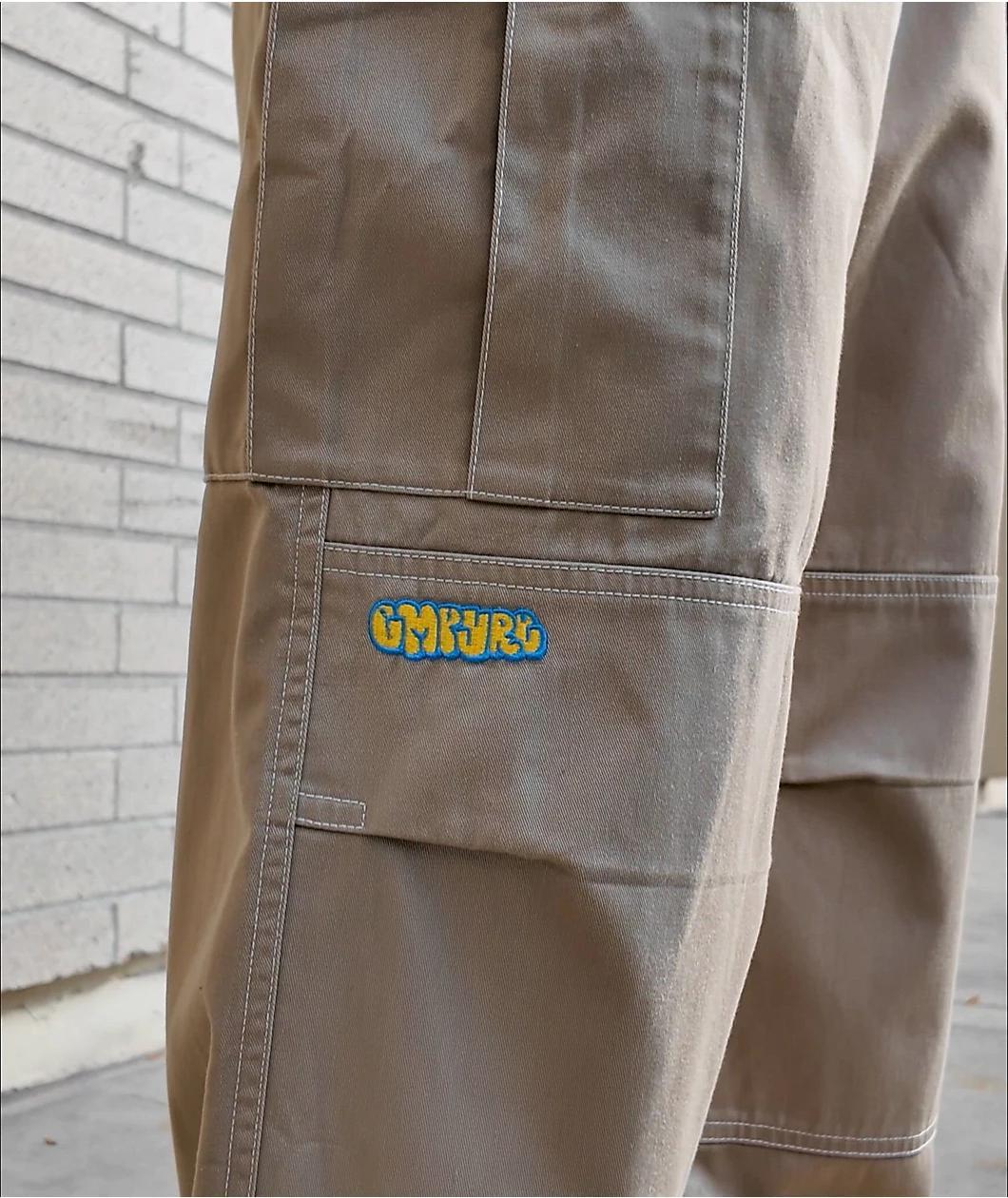Empyre Ultra Loose Khaki Cargo Skate Pants Product Image