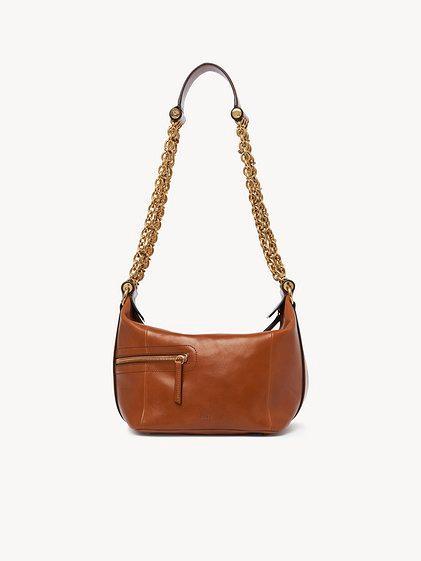 Camera Chain bag in shiny leather Product Image