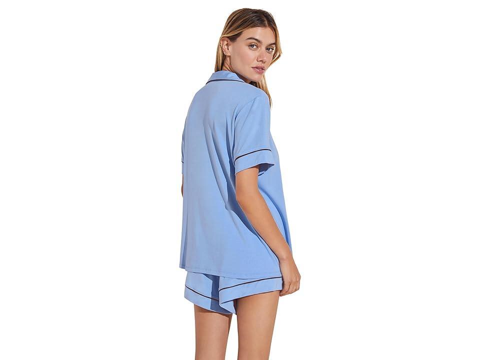 Eberjey Gisele Relaxed Short Sleeve Top & Shorts Product Image
