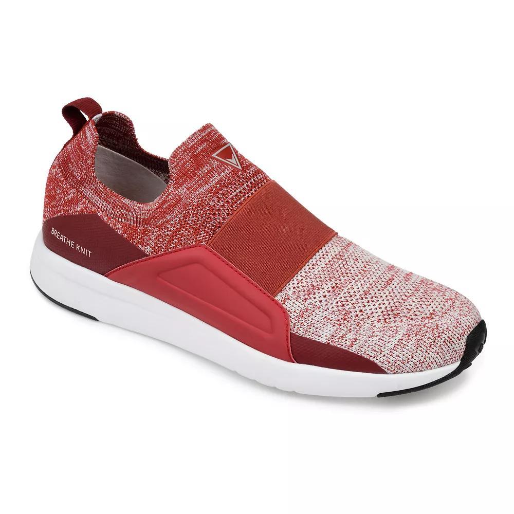 VANCE Cannon Men's Knit Slip-On Sneakers, Size: 10.5, Red Product Image