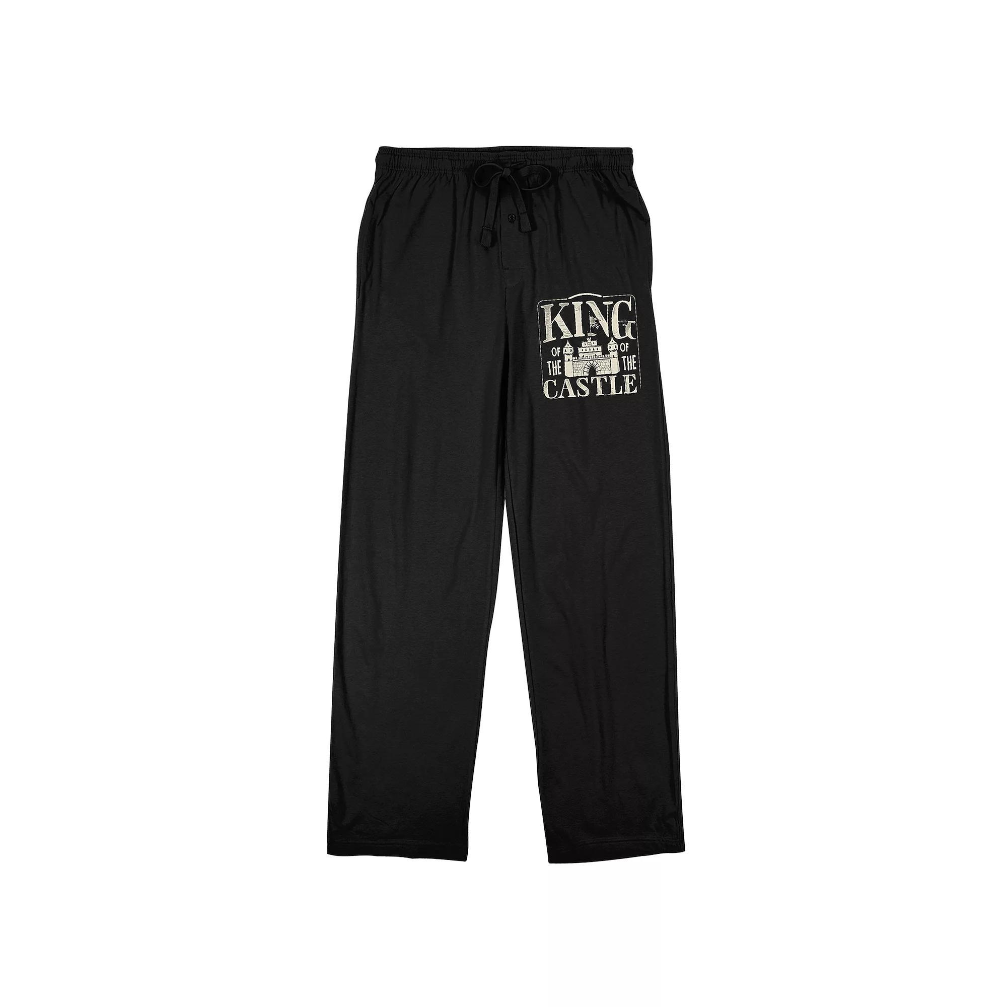 Men's Batman Core Pajama Pants, Size: Large, Black Product Image