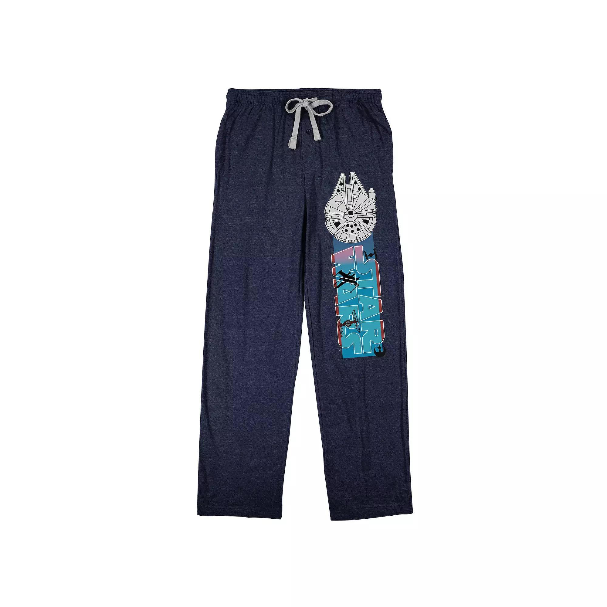 Men's Star Wars Millennium Falcon Pajama Pants, Size: XXL, Blue Product Image