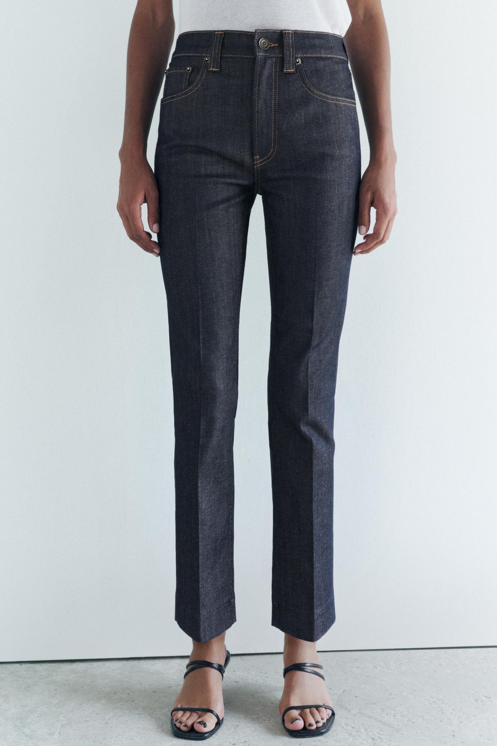 ZW COLLECTION HIGH RISE BOOTCUT CROPPED JEANS Product Image