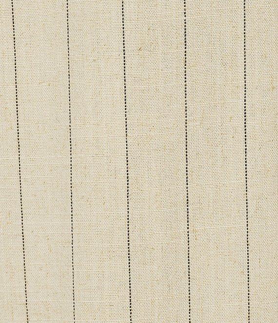 Blu Pepper Striped Tie Waist High Rise Pull-On Coordinating Pants Product Image