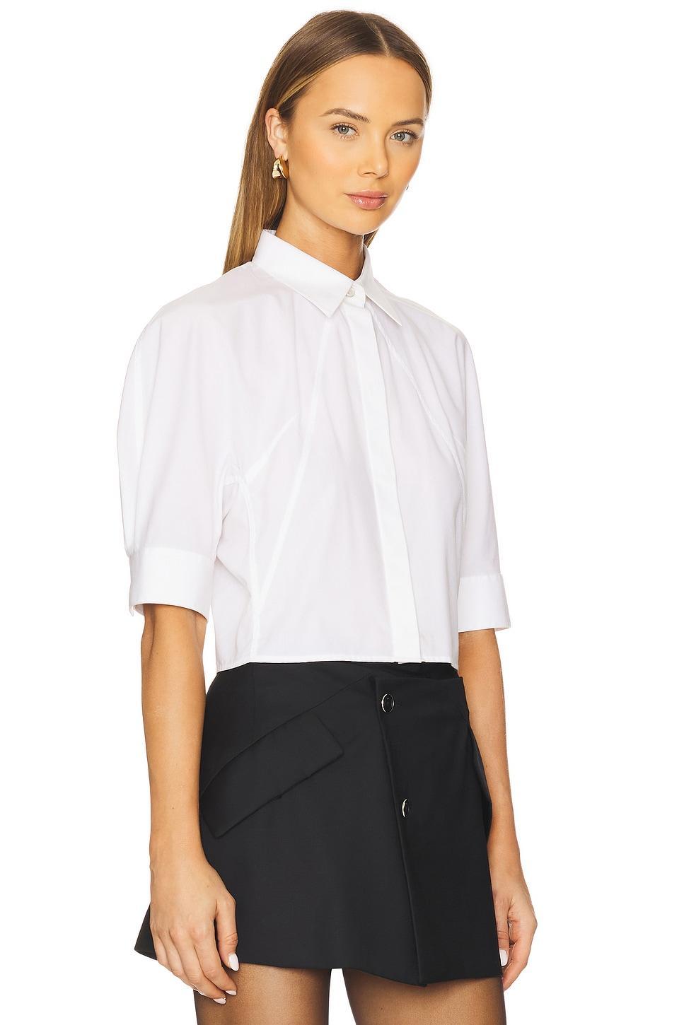 Short Sleeve Articulated Top Helmut Lang Product Image