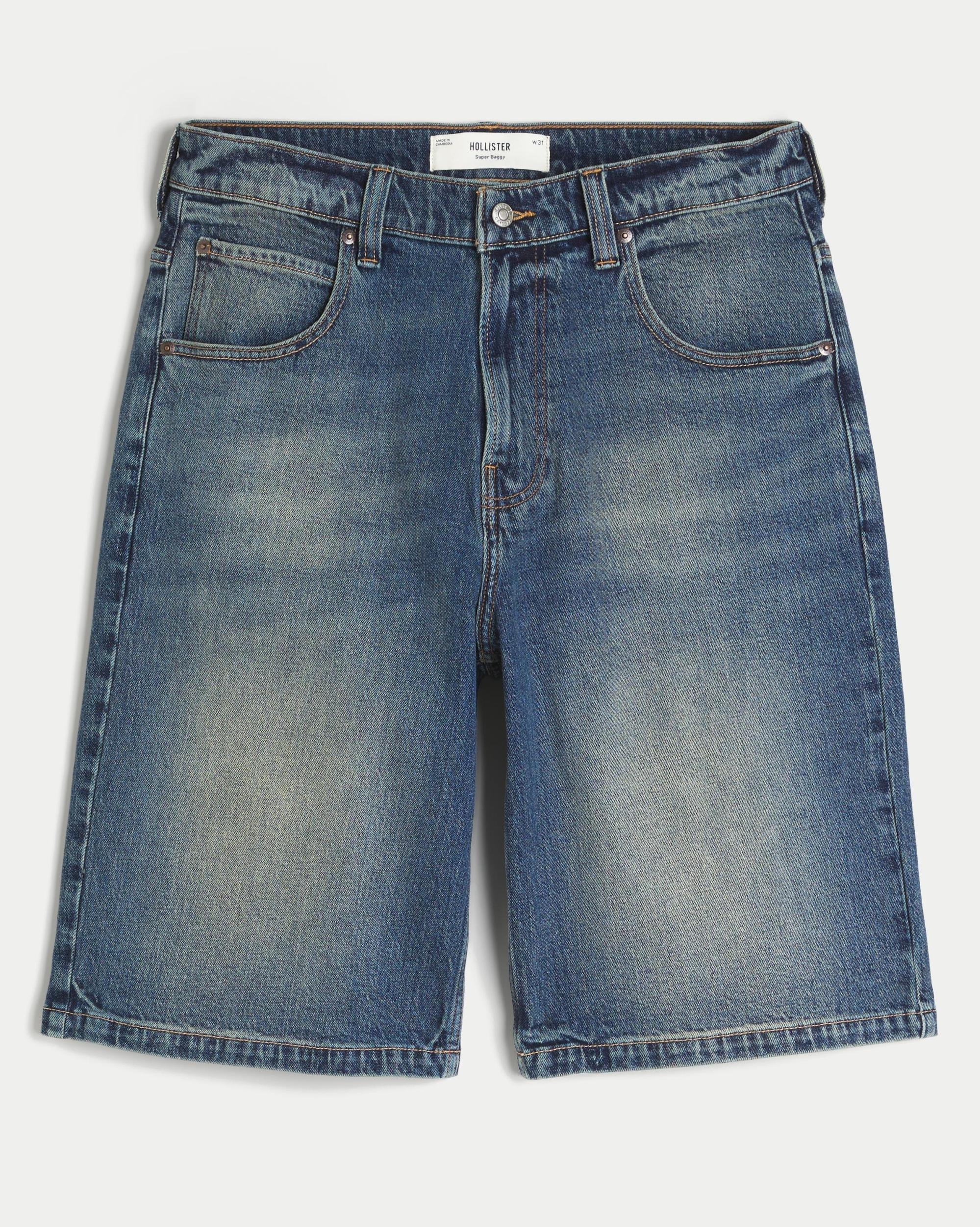 Super Baggy Denim Shorts Product Image
