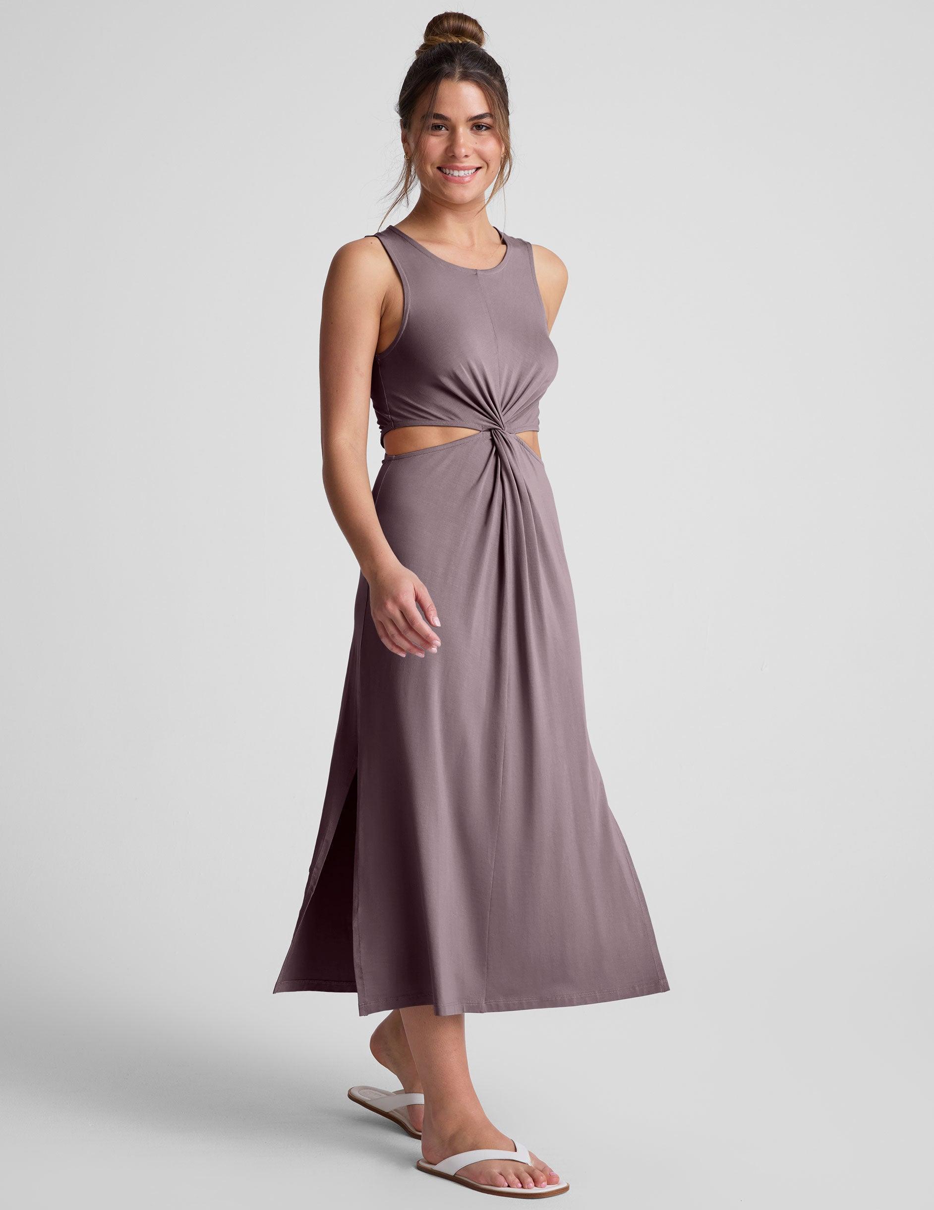Around The World Front Twist Dress Product Image