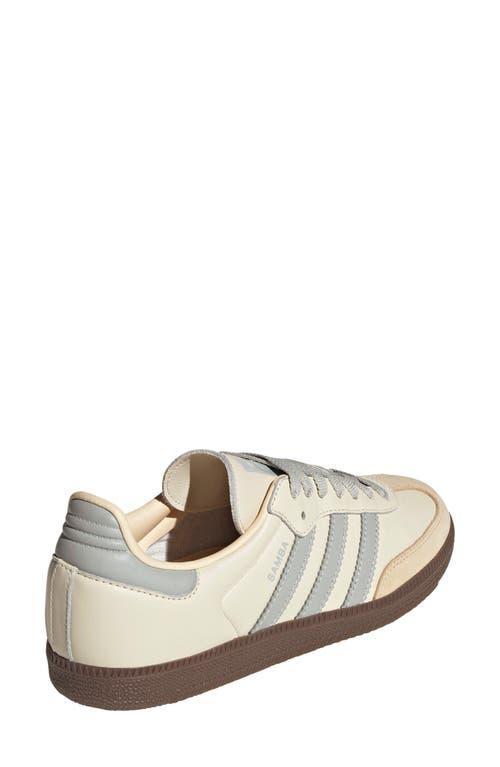 adidas Samba OG Sneaker in Cream White/silver/Sand at Nordstrom, Size 10.5 Women's Product Image