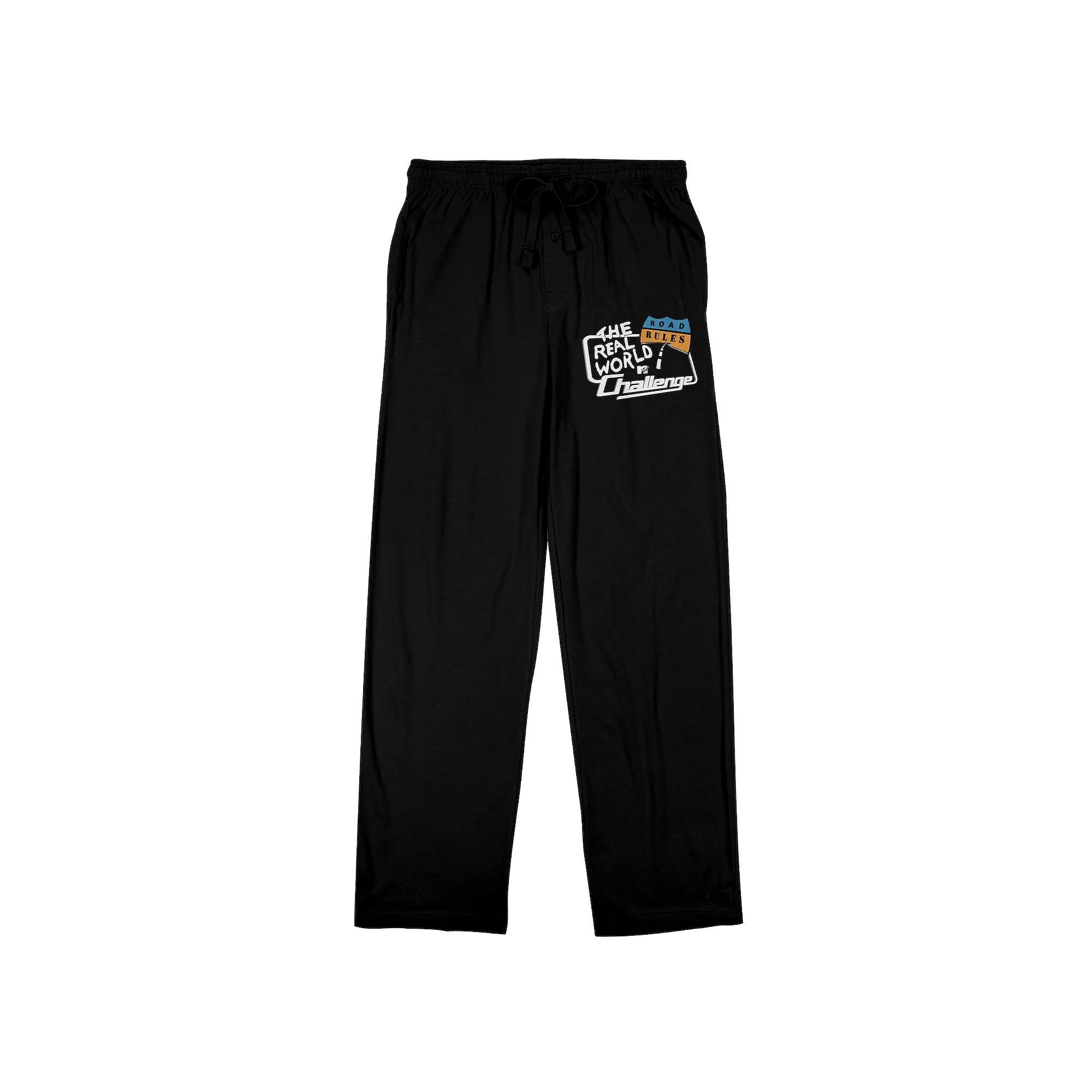 Men's The Challenge Fist Pump Pajama Pants, Size: XL, Black Product Image