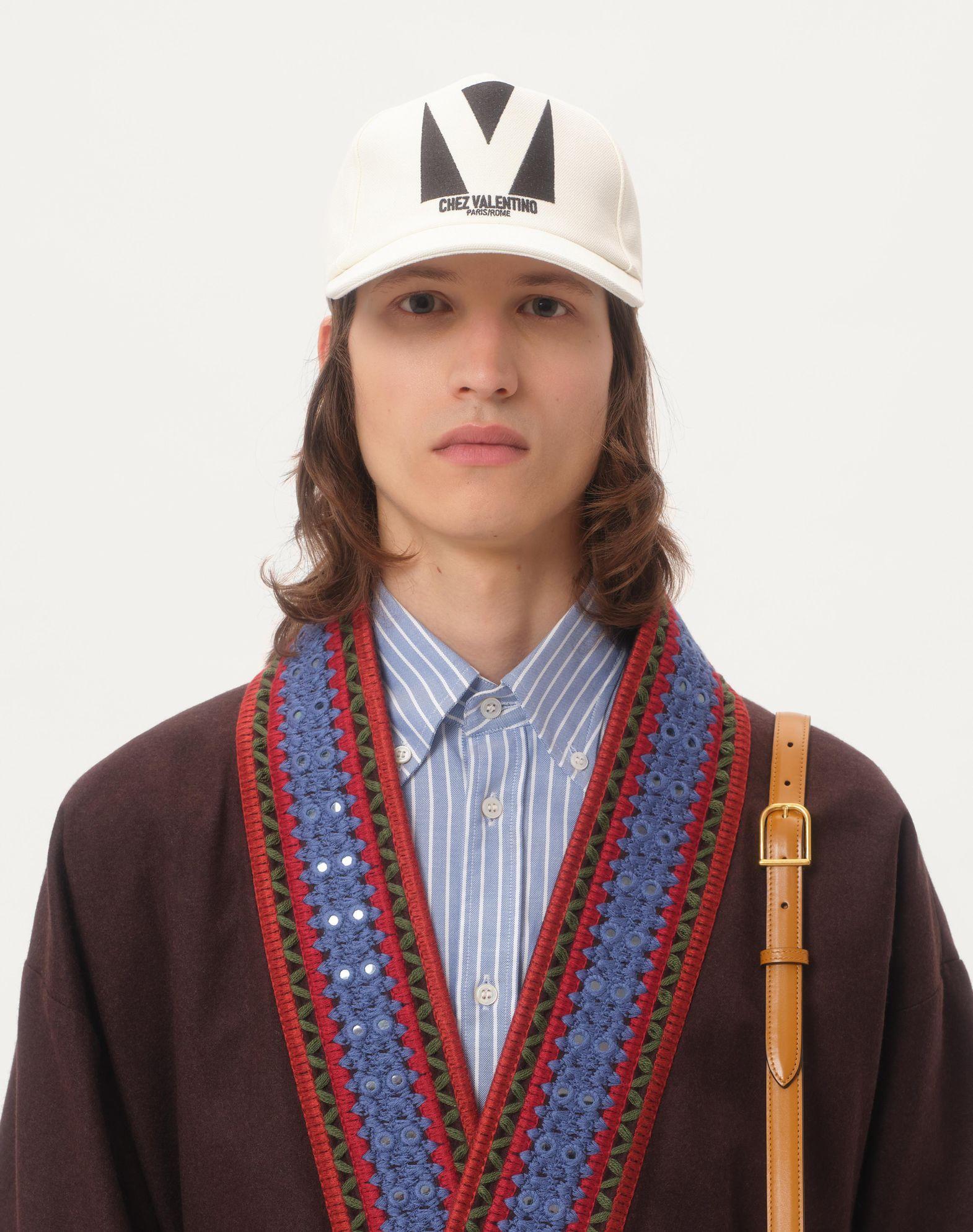 Wool Flannel Robe Coat With Jacquard Belt Product Image