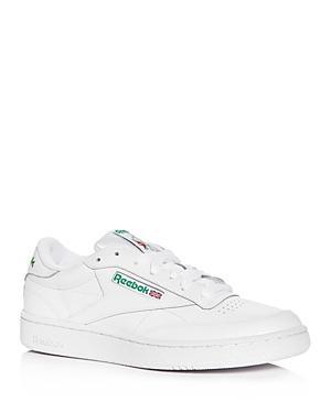 Mens Reebok Club C 85 Athletic Shoe - White / Green Product Image