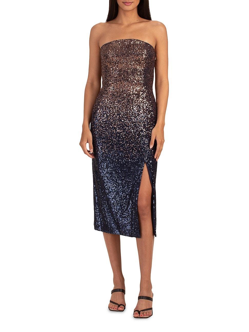 Womens Stella Strapless Midi-Dress Product Image