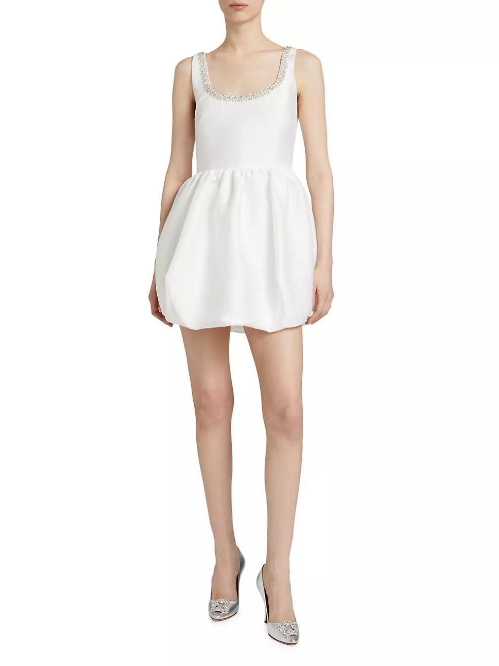 Taffeta Embellished Minidress Product Image