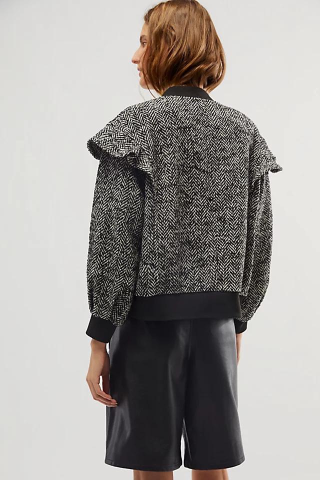 Driftwood Frill Bomber Jacket Product Image