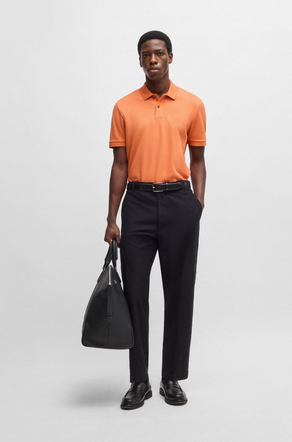 Pallas polo shirt in cotton piqué with logo details Product Image