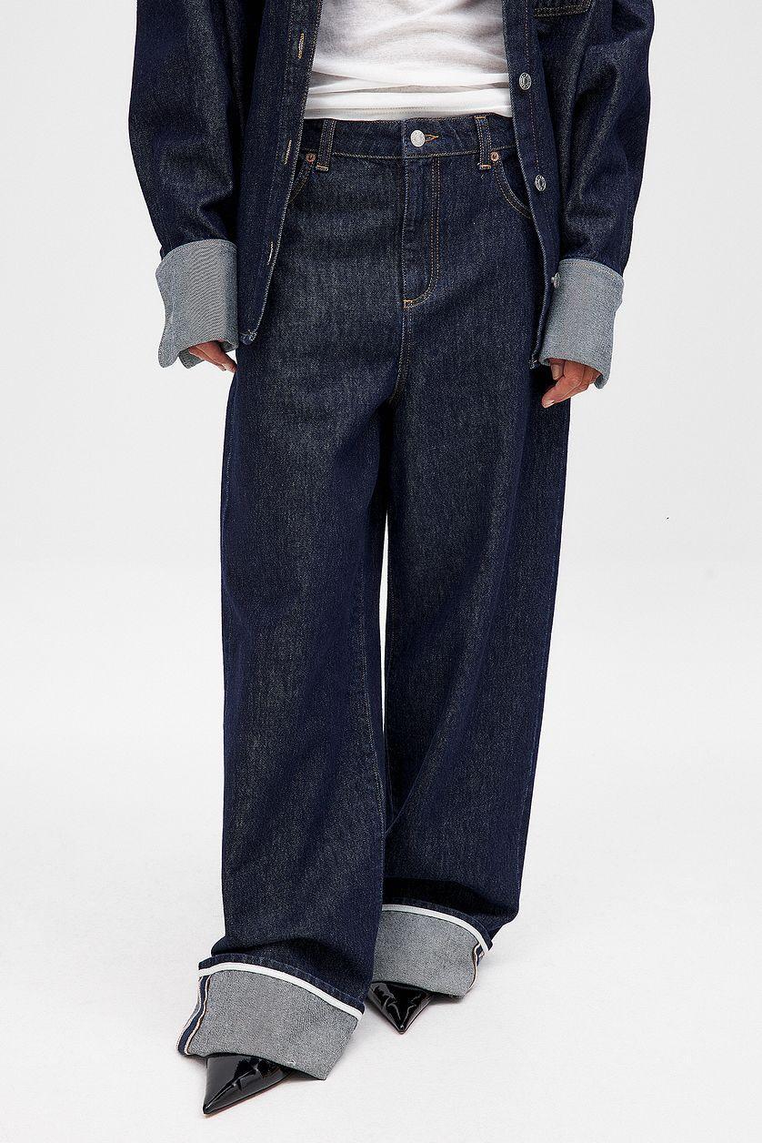 Fold Up Loose Denim Product Image
