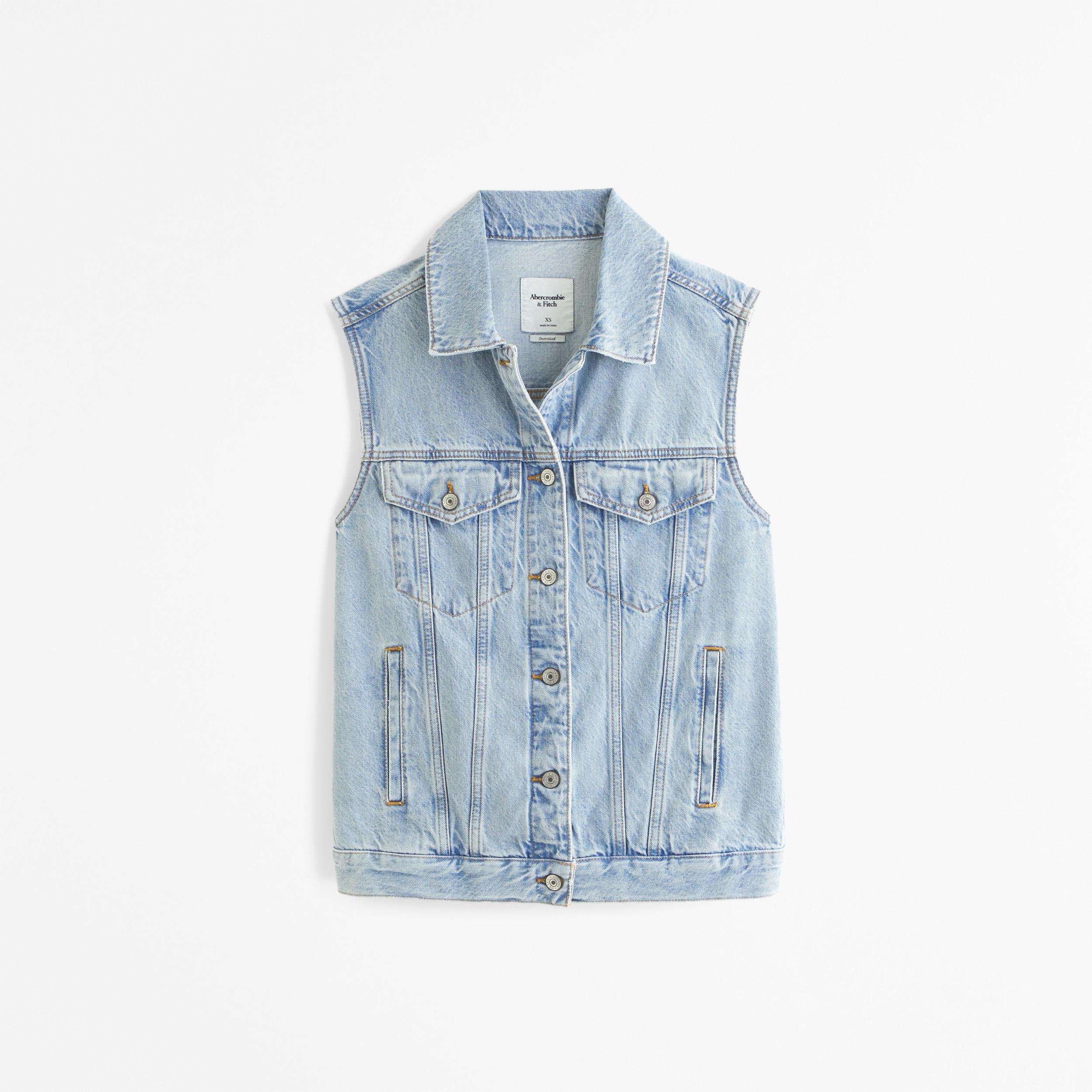Denim Trucker Vest Product Image