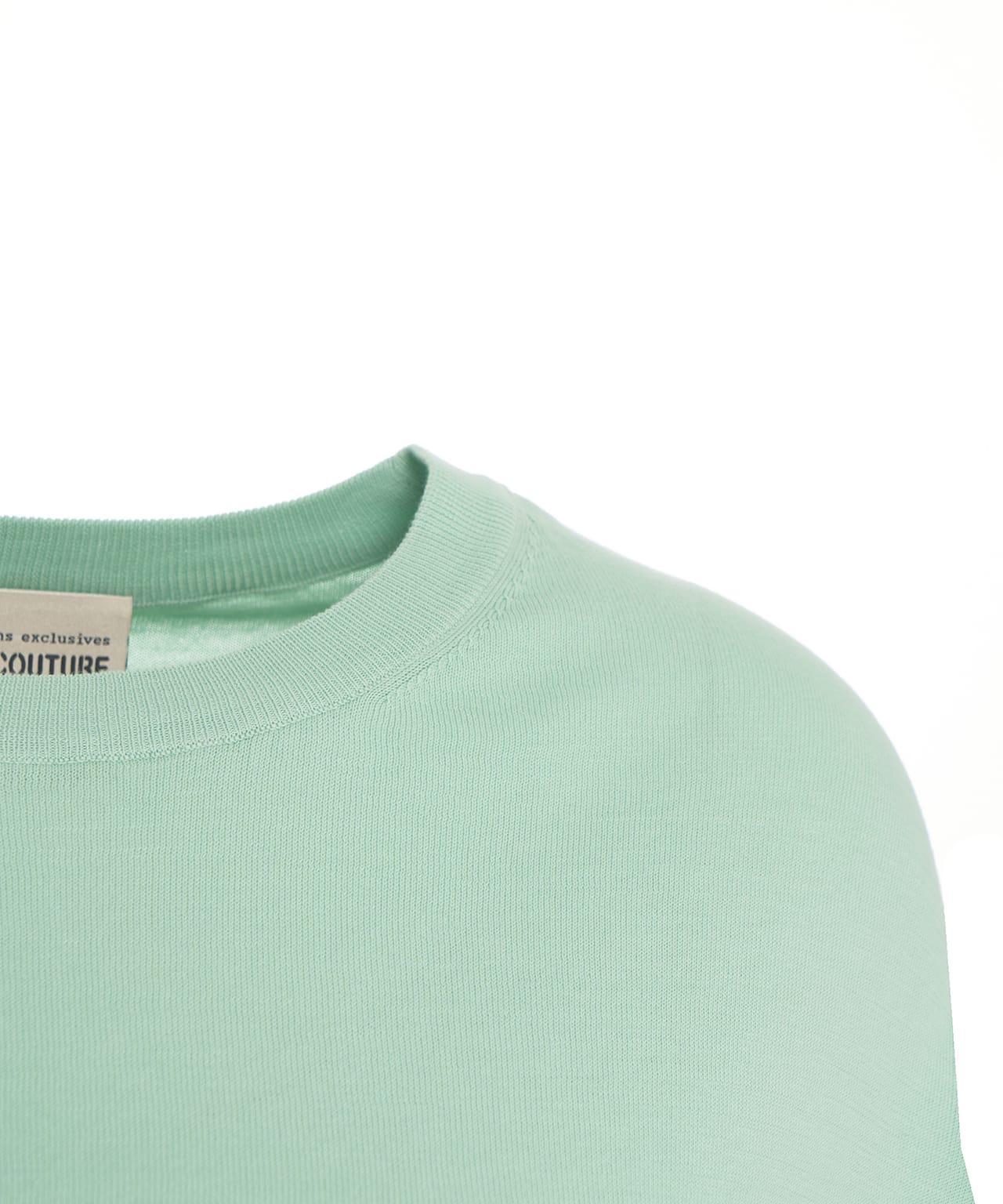 Knit sweater with logo embroidery Product Image