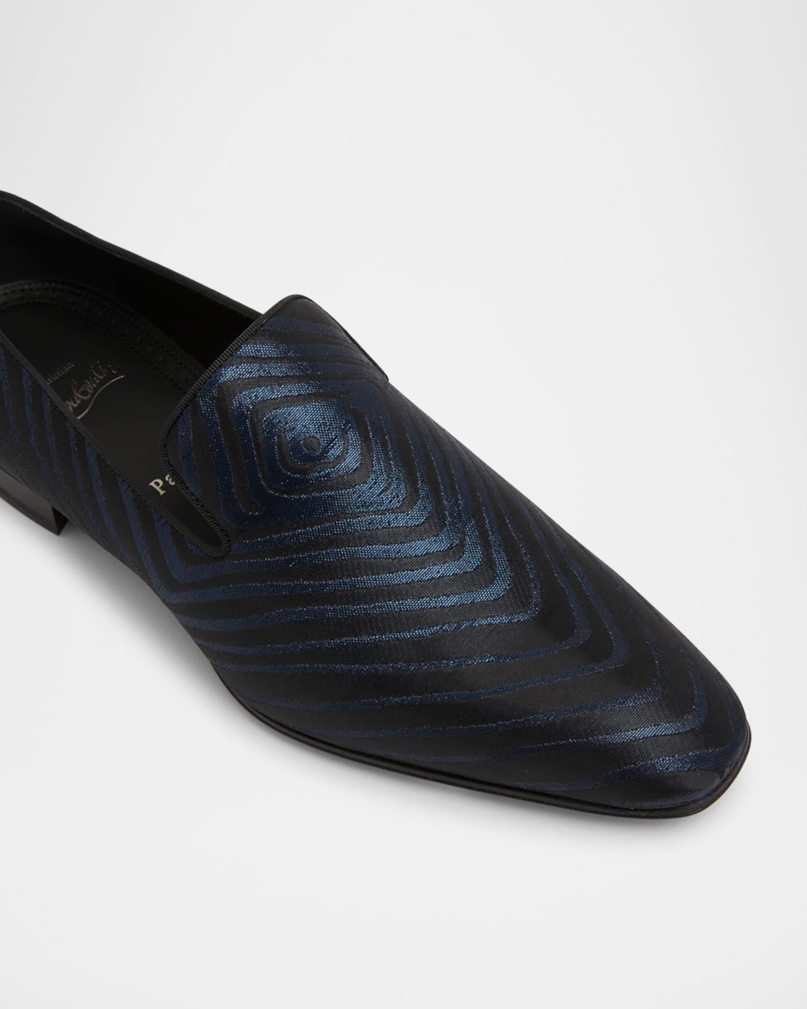 Men's Dandelion Red-Sole Jacquard Loafers Product Image