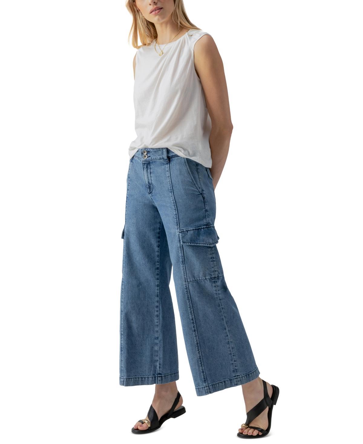 Sanctuary Womens Suns Out Cotton Knotted Sleeveless Tee Product Image