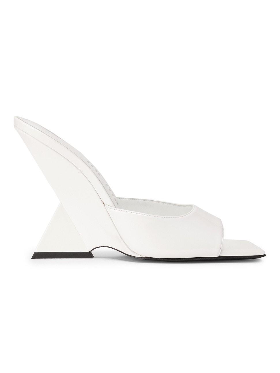 Womens Cheope 115MM Leather Mules Product Image