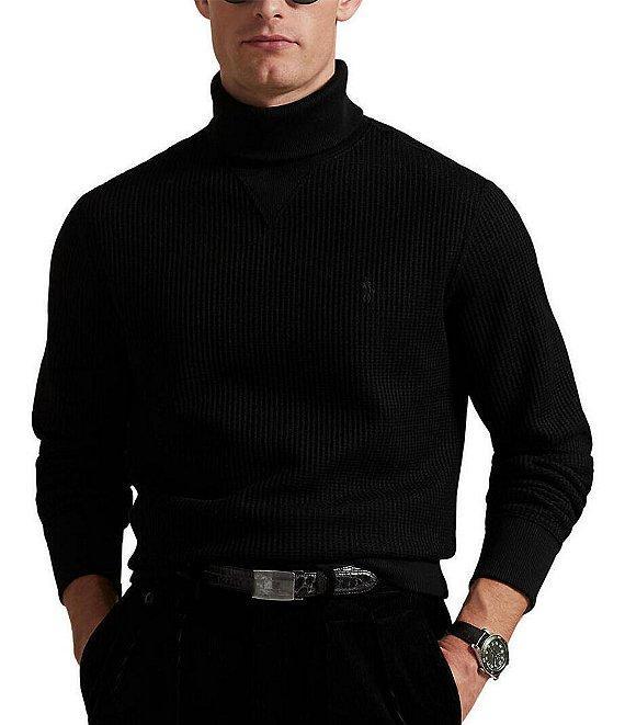 Polo Ralph Lauren Waffle-Knit Fleece Turtleneck Product Image