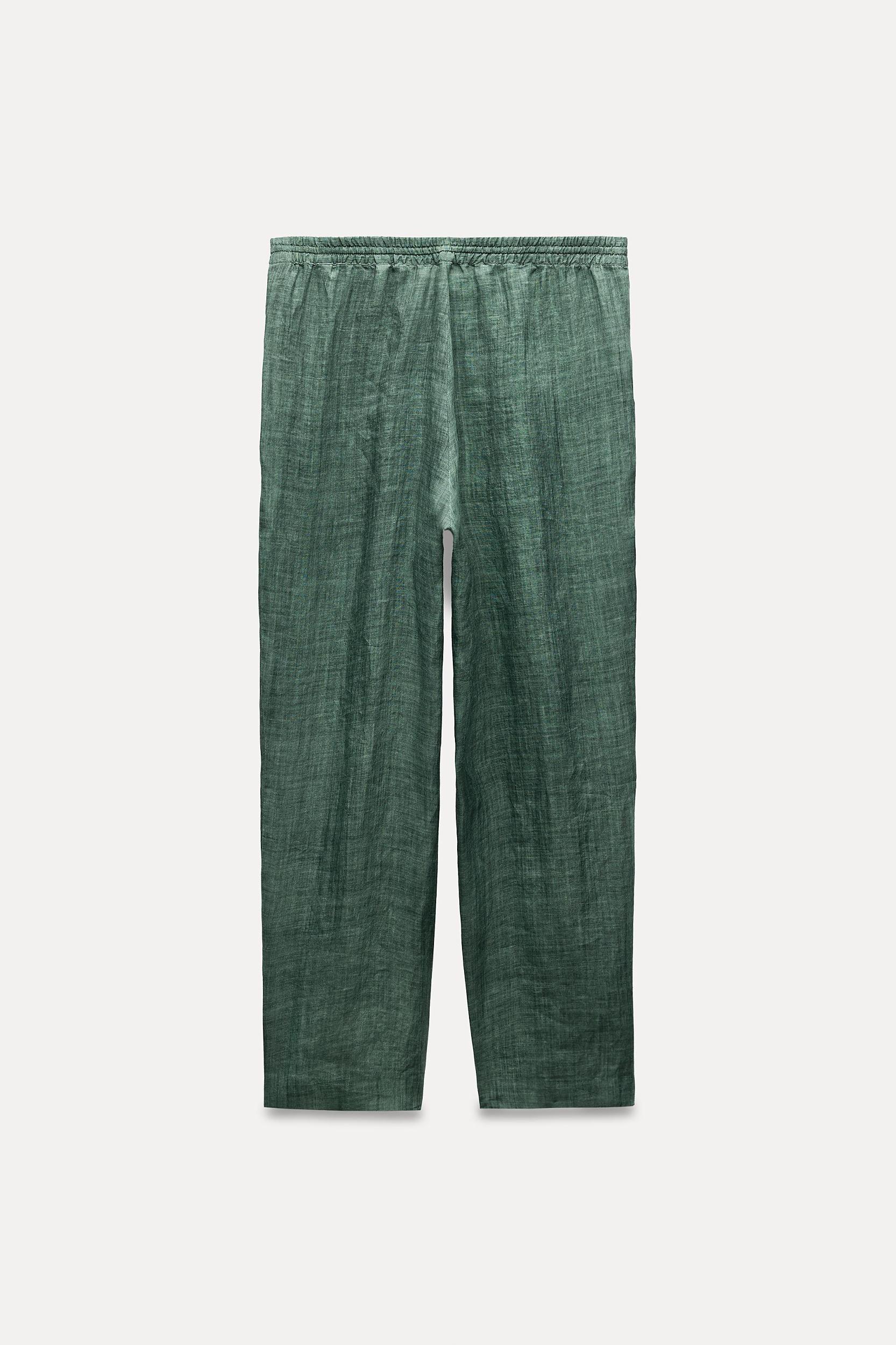 100% RAMIE PAJAMA PANTS ZW COLLECTION Product Image
