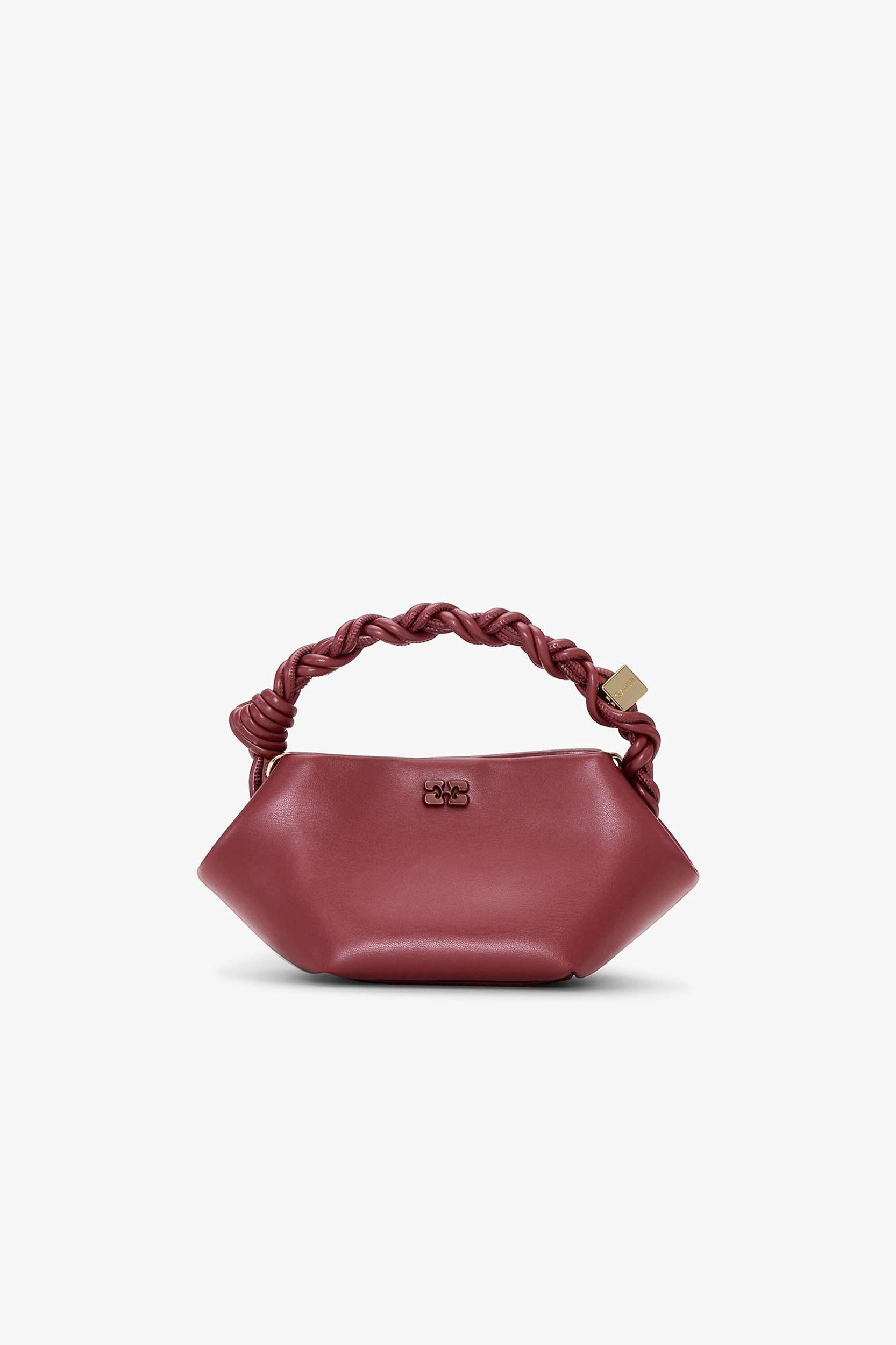 Burgundy Mini GANNI Bou Bag Product Image