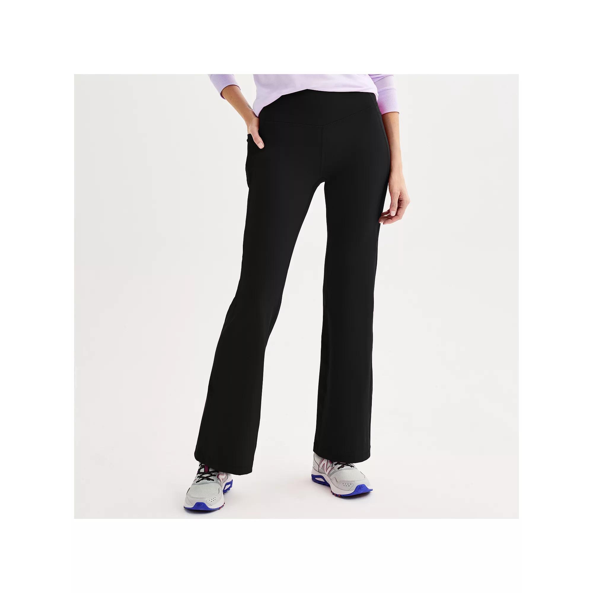 Women's Tek Gear® Ultrastretch Flare Leg Pants, Size: XL, Grey Product Image