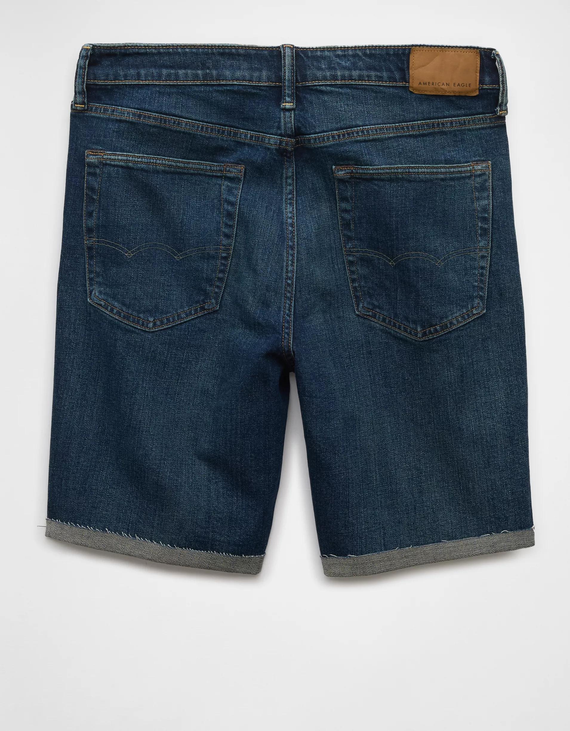 AE 9" AirFlex+ +TENCEL™ Fibers Ripped Denim Short Product Image