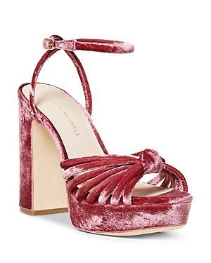 Loeffler Randall Womens Rivka Platform High Block Heel Sandals Product Image