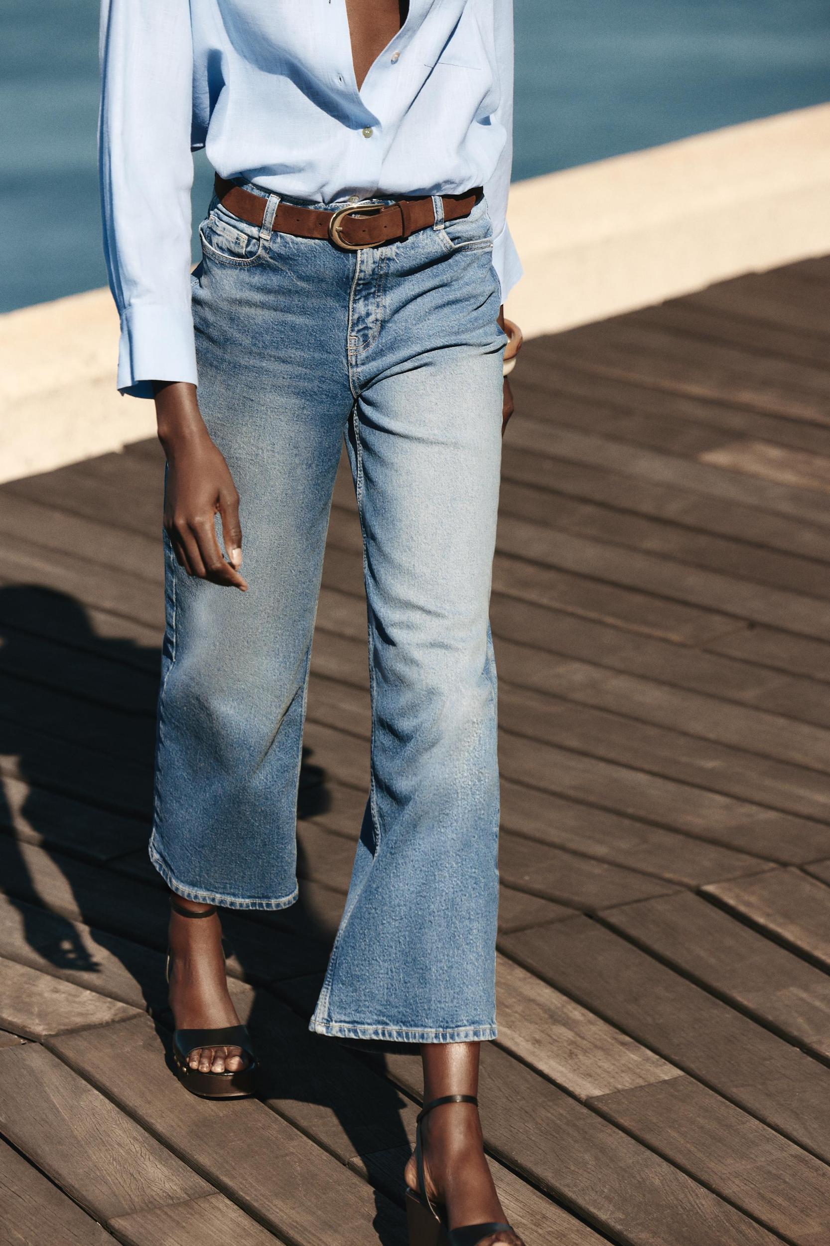 Z1975 BELTED HIGH-WAISTED CULOTTES Product Image