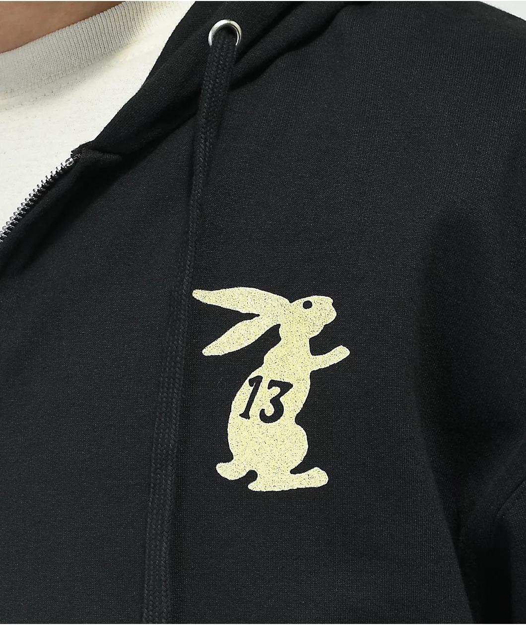 Empyre Lucky Day Black Zip Hoodie Product Image
