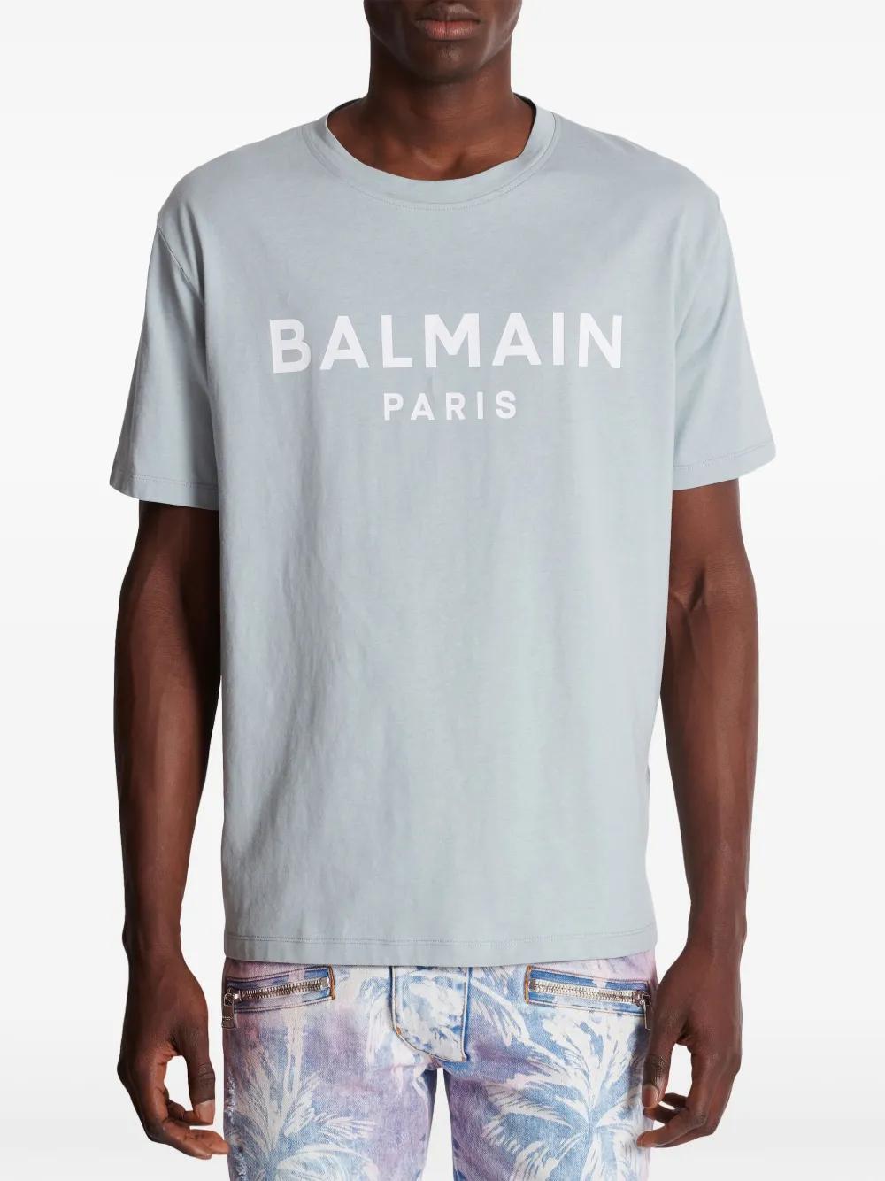 logo-print cotton T-shirt Product Image