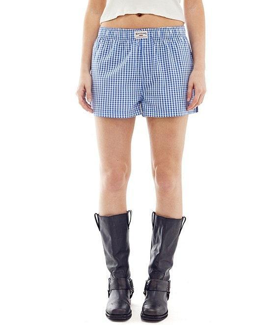 BDG Urban Outfitters Gingham Boxer Shorts Product Image