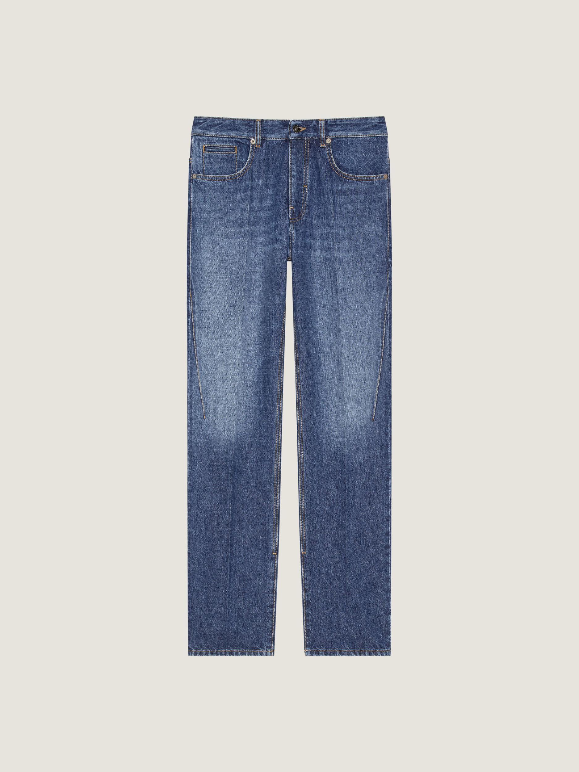 Washed straight leg jeans Product Image