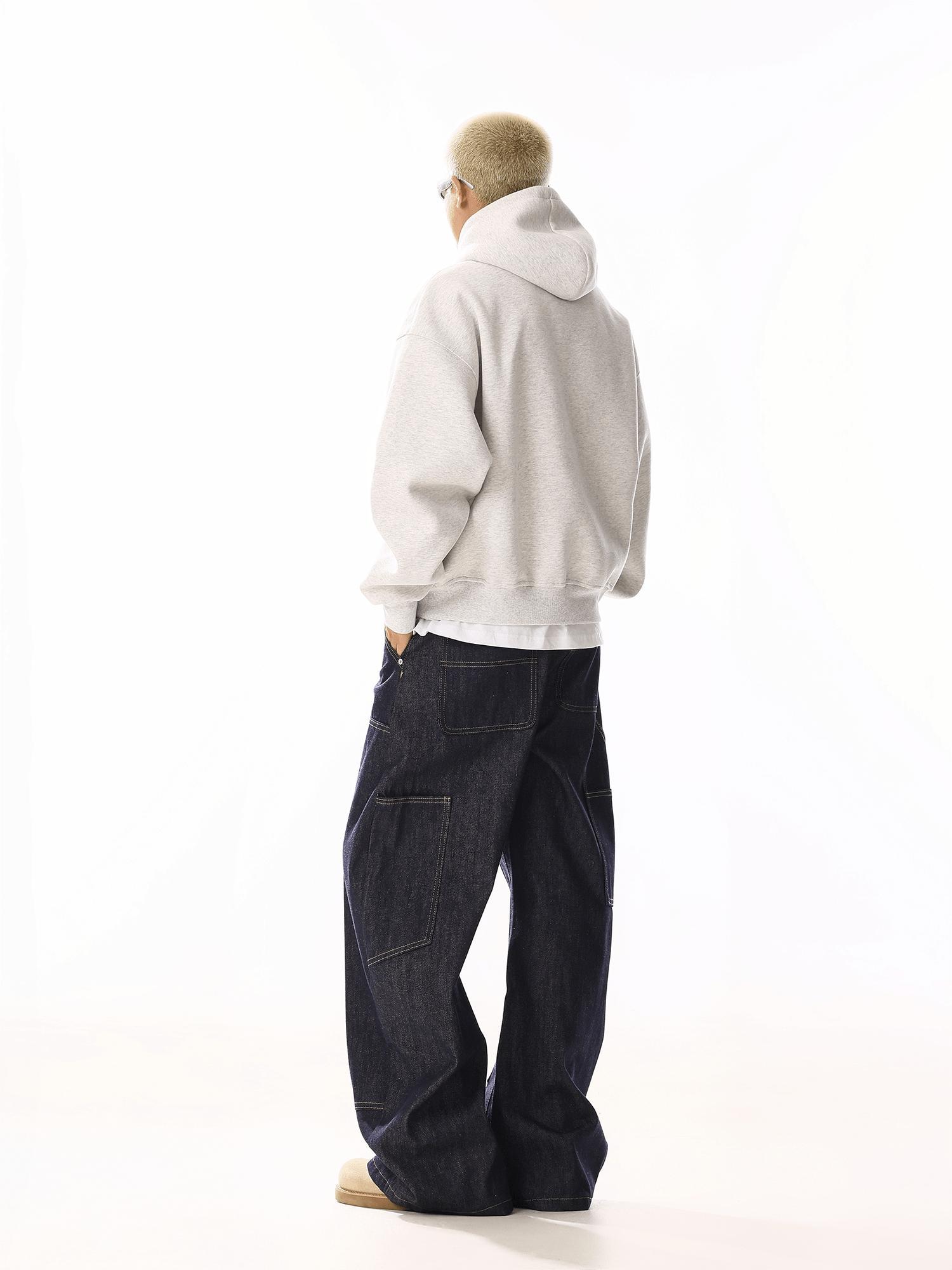 RT No. 19810 OG BLUE CARPENTER DENIM STRAIGHT JEANS Product Image