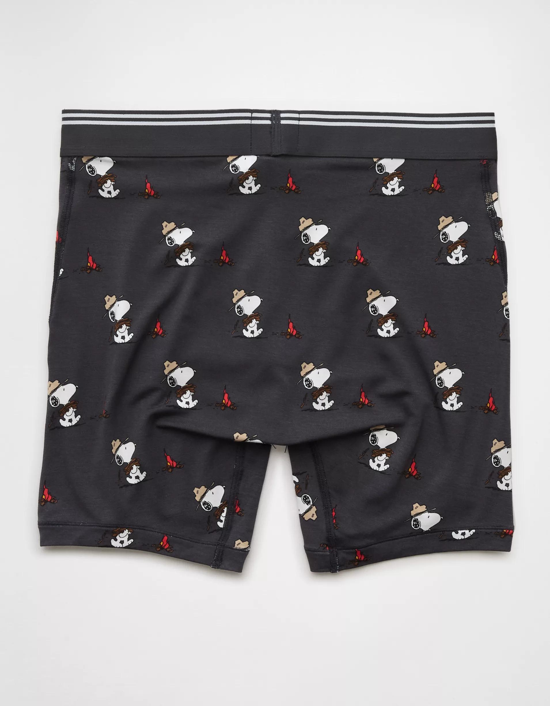 AEO Men's Snoopy Camp 6" Ultra Soft Boxer Brief Product Image