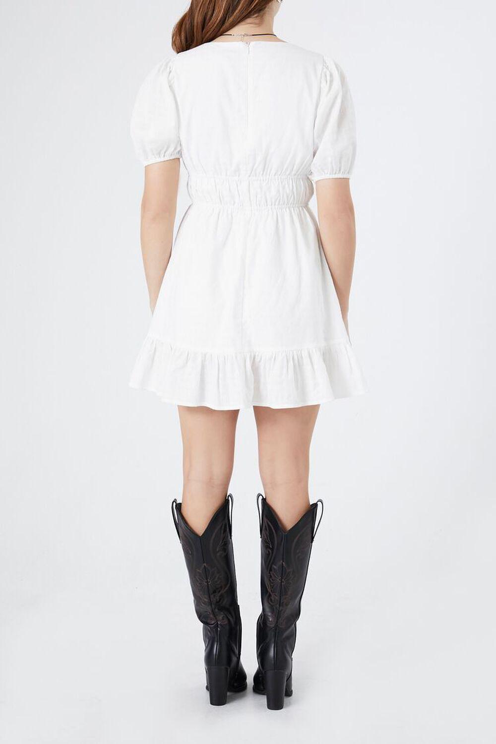 Poplin Bow Mini Dress | Forever 21 Product Image