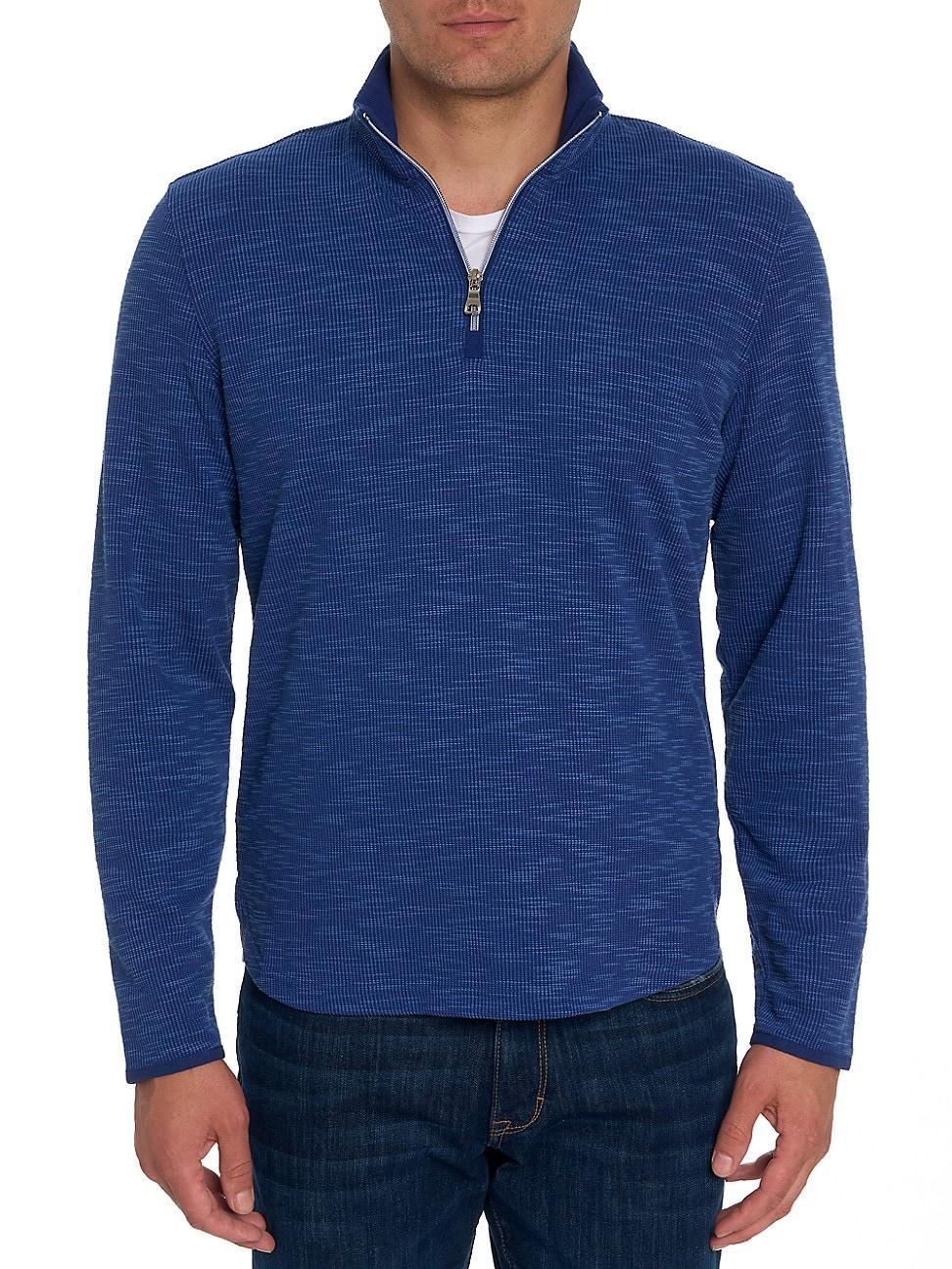 Mens Speilberg Quarter-Zip Waffle Knit Pullover Product Image