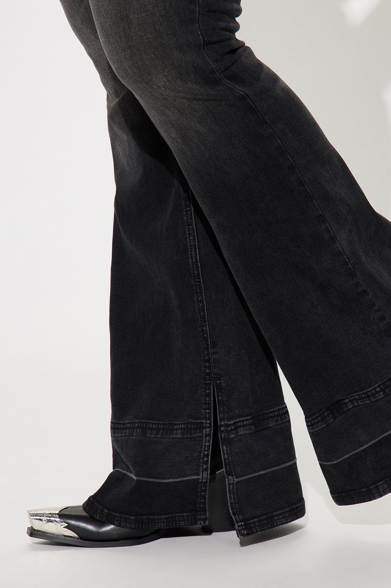 Playing Games Denim Jumpsuit - Charcoal Product Image