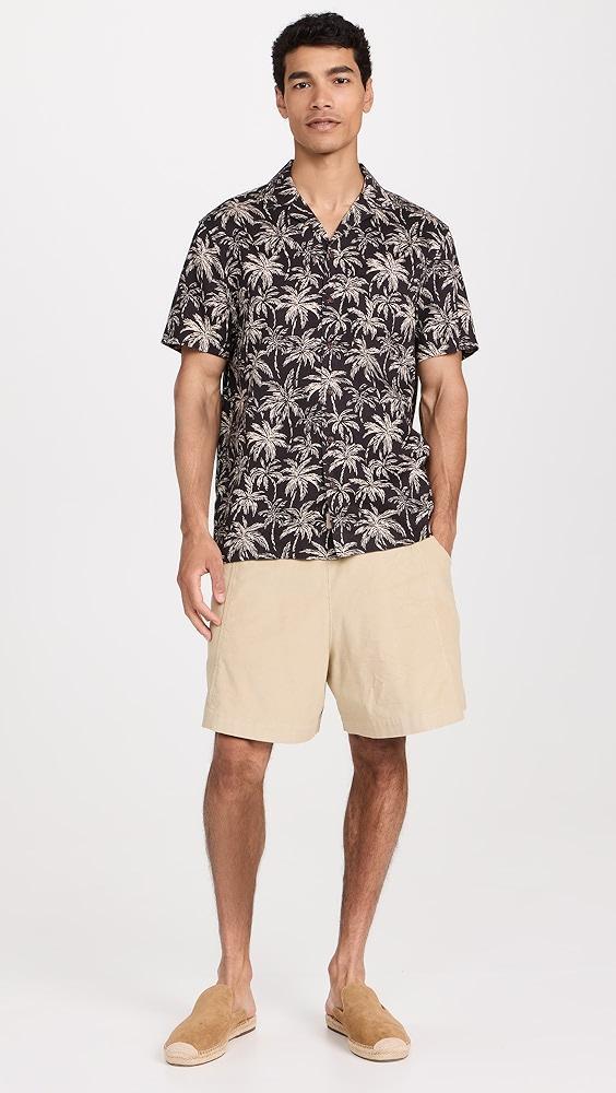 Faherty Short Sleeve Hemp Blend Camp Shirt | Shopbop Product Image
